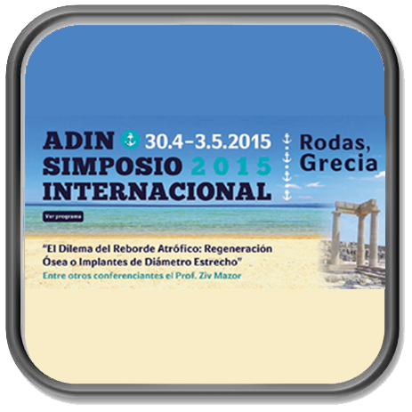 Simposio Internacional de Adin Implantes 30.04-03.05.2015 en Rodas, Grecia